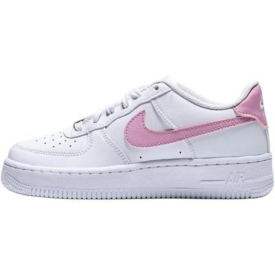 Air Force 1 GS White Pink Rise Kids Sneakers Pink-Rise-White CT3839-124