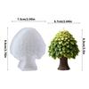 3D Tree Shaped Silicone Candle Mould Featuring Layer Leaf Designs For Natural Home Decoration Simple Demolding
