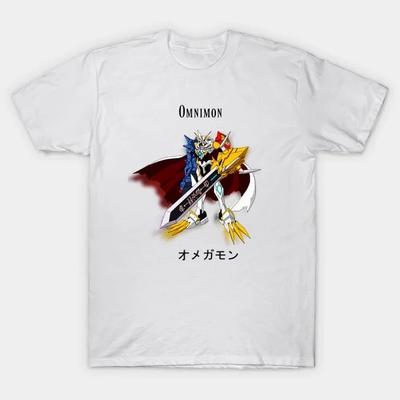 2026 New High Quality Printed Pattern Casual Soft T-shirt for Anime Digimon Takaishi Patamon Transformación Angemon T-shirt G...