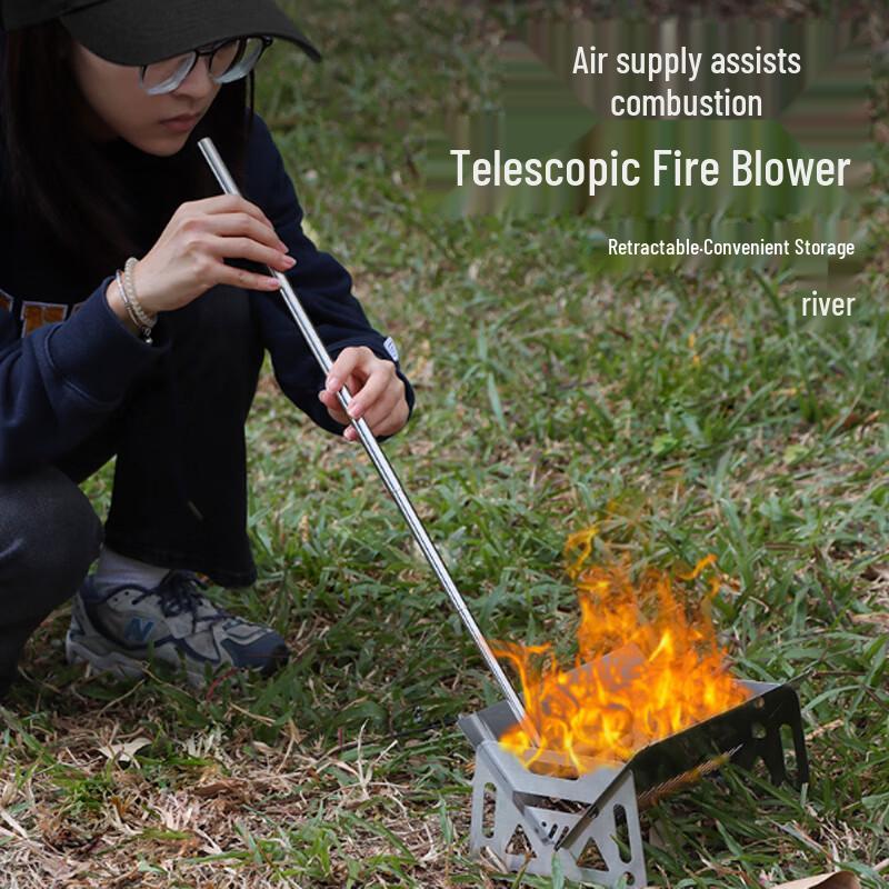 Stainless Steel Telescopic Fire Bellows