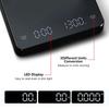 3kg/0.1g High-precision Electronic Coffee Scale with Timer LED Display USB Charging Professional Kitchen Scale Coffee Tools