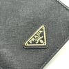 Prada 1MB025 Triangle Plate Document Holder Fragment Card Case Flat Long Wallet