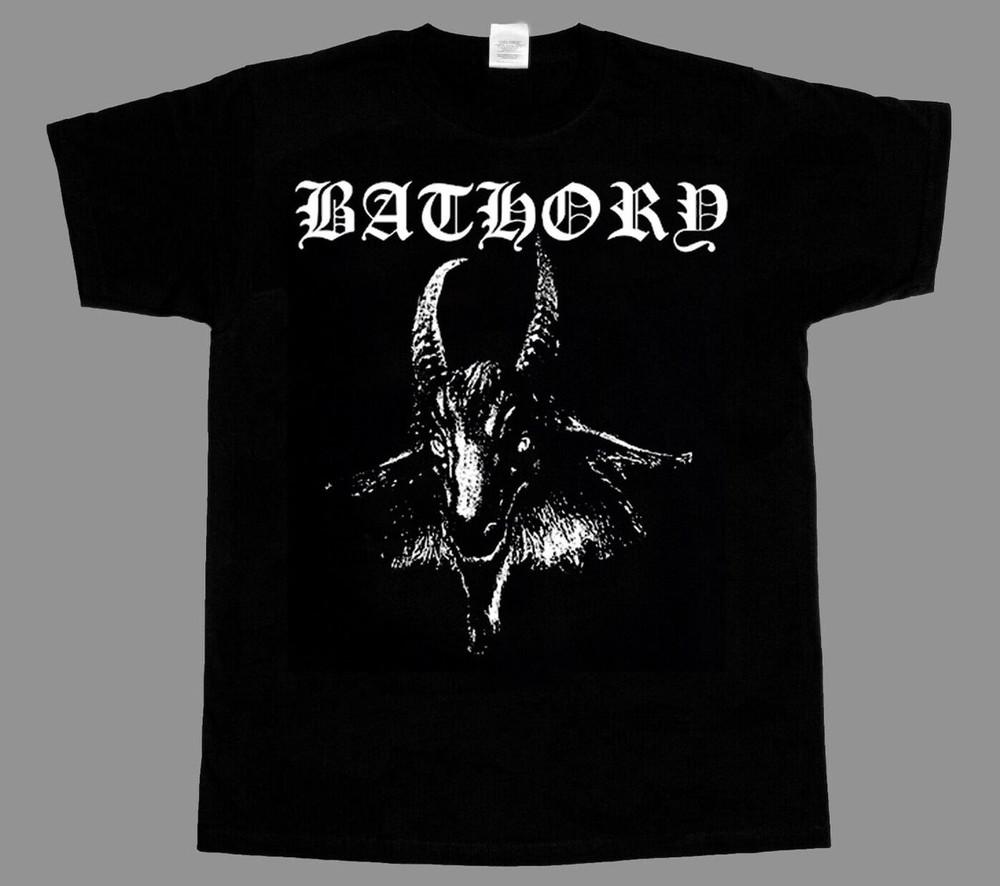 Bathory T Shirt Metal T-Shirt Goat Head Music Tee Unisex t-shirt