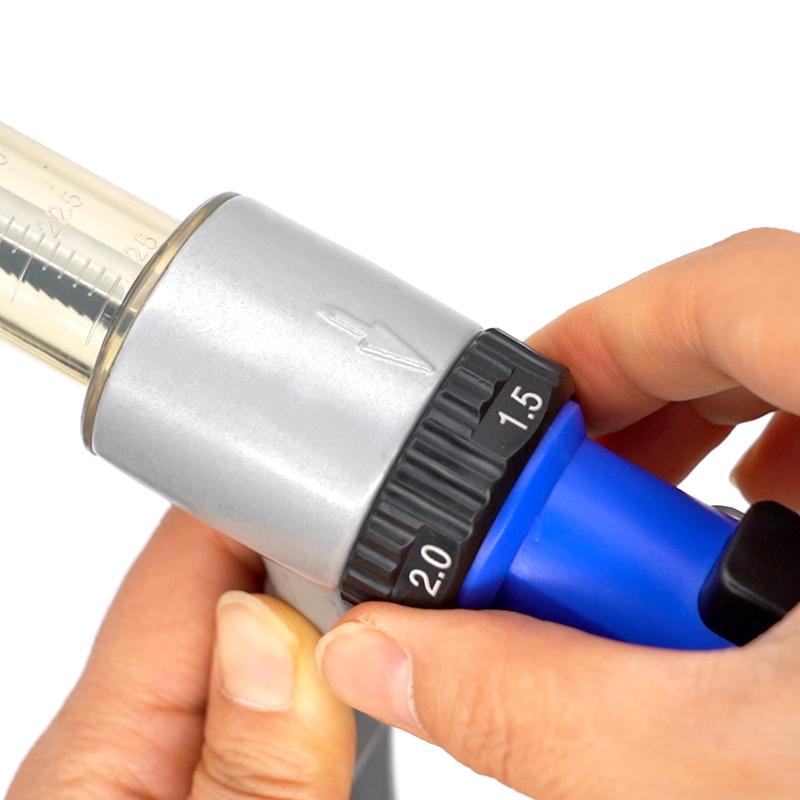 Vaccine Syringe Animal Husbandry 25ML 50ML Veterinary Semi-Automatic Adjustable Animal Continuous Injector veterinarian Tools