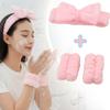 Washing Hair Wrist Band Set Washing Headband Bathroom Bath