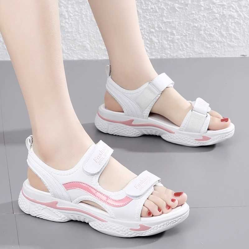 Fashion Woman Shoes Outdoor Platform Leather Sandals for Women Beach Daily Vip Chic and Elegant Wholesale Comfortable Summer 2024 H Shoe