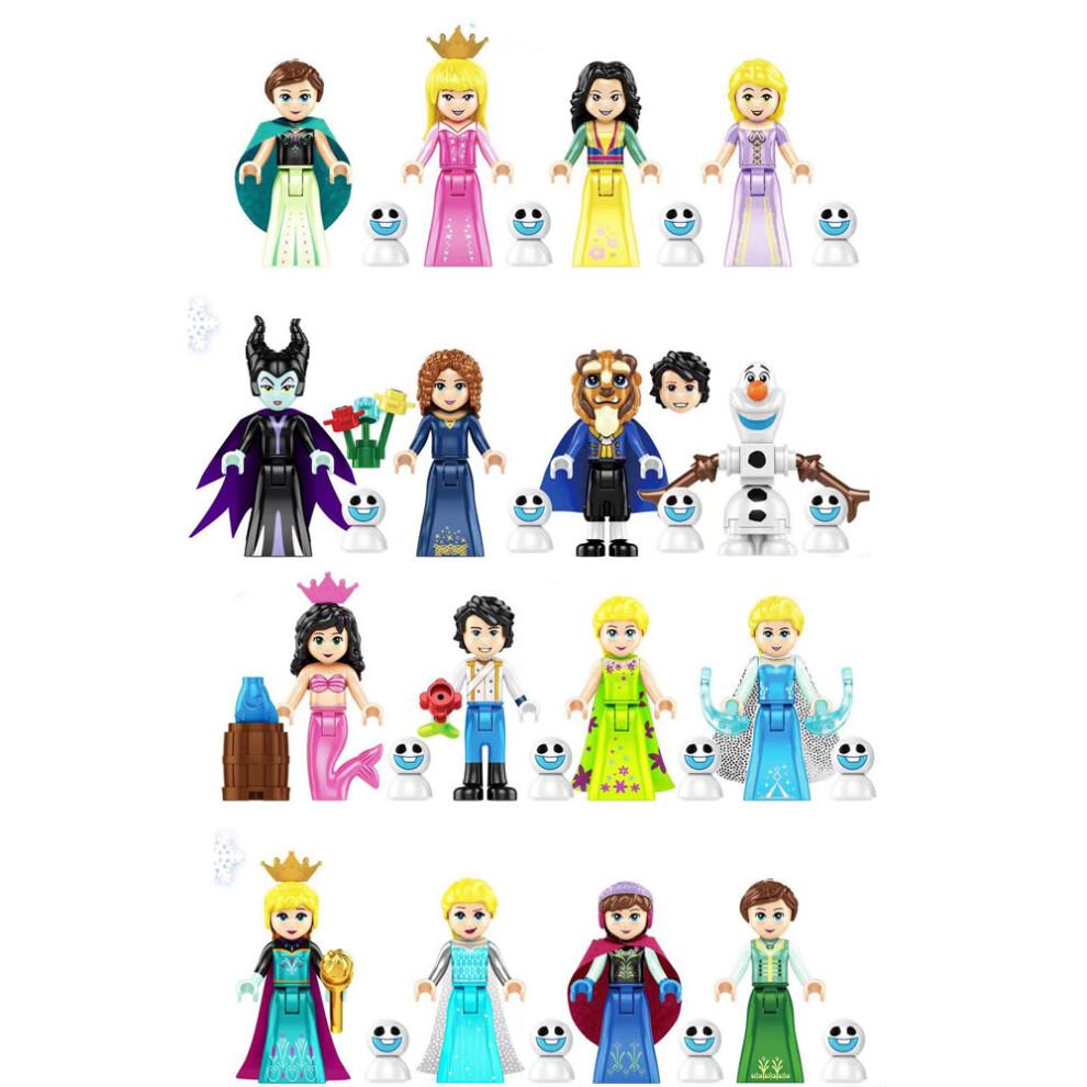 (Style G 24pcs) 24PCS Beauty and the Beast Minifigures Toys