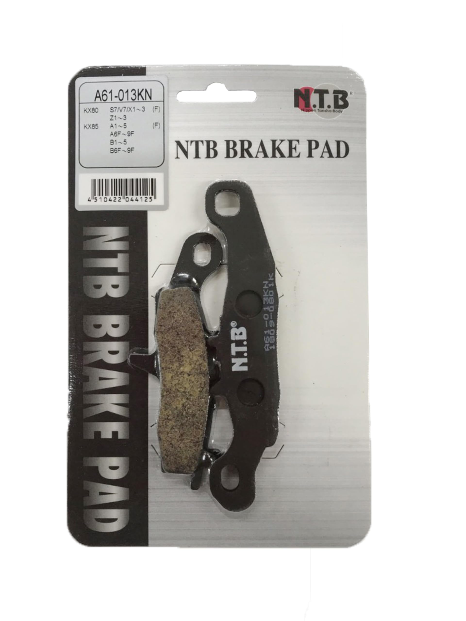 

NTB A61-013KN Brake Pad for Kawasaki Cars