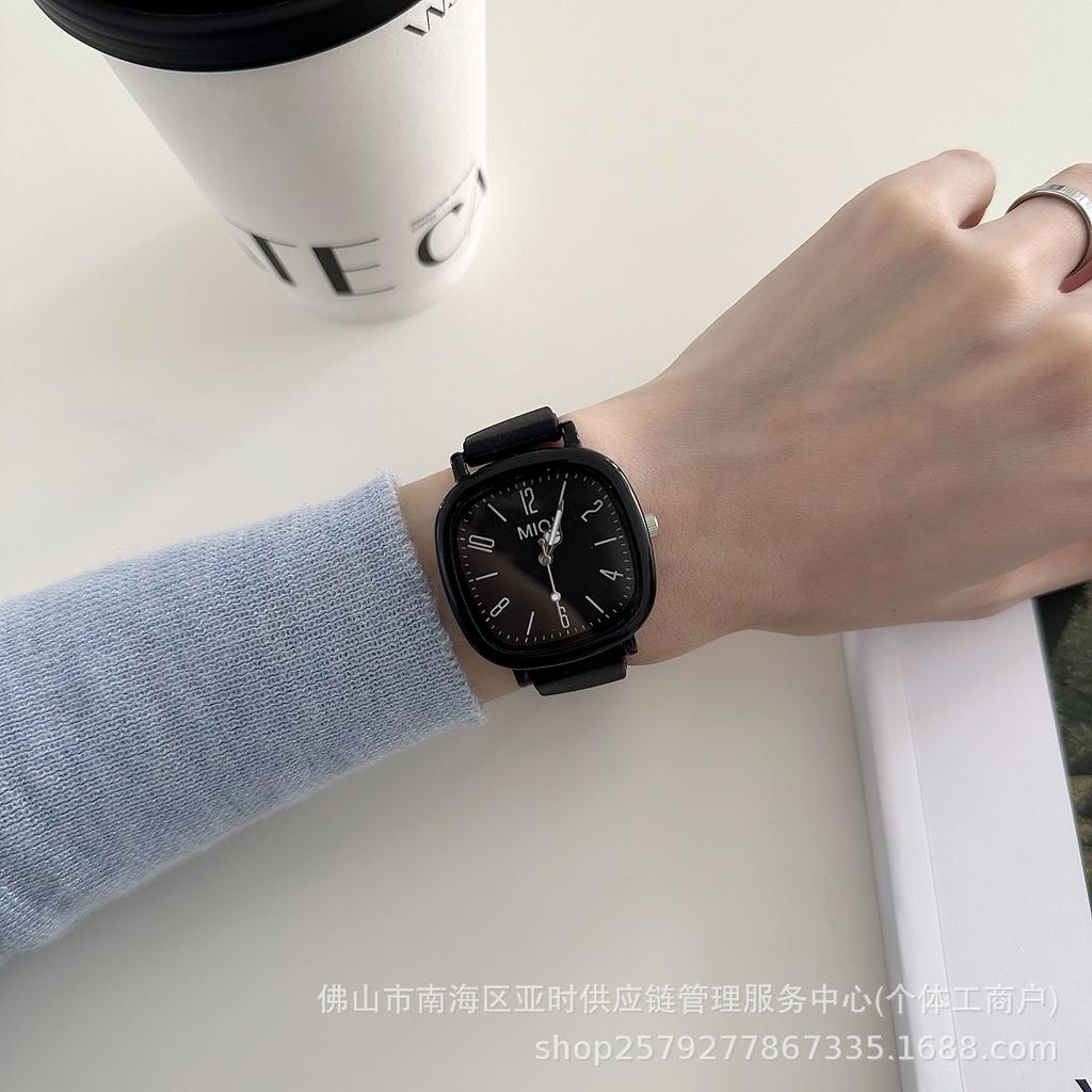 Korean Watch Male And Female Students Examination College Style High Value Simple Silicone Women'S Watch Source