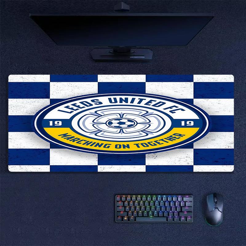 Leeds United Print Cushion Non-slip Laptop Tablet Big Mousepad XXL Mat Mini PC Playmat With Lock edge