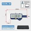 SHAHE Digital Depth Gauge 0-25mm/0-50 Mm Tread Depth Gauge For Car Tire Digital Depth Calipers Measuring Tools