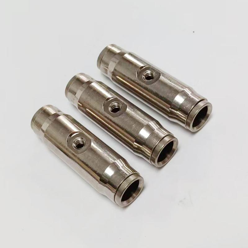 High Pressure Brass 9.52mm misting Nozzle Connector 3/8 Inch Slide Lock Connector Tee Elbow Straight Connector Spray Acce