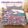 Cute animals surfing Pattern Bedding,Quilt Set Quilt Cover Pillowcase Home Birthday Gift (1*duvet cover+2*pillowcase,without core)