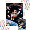 Diamond Painting Kit DIY Round Home Wall Decor Mickey Astronaut Handmade Gift
