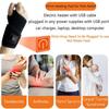 Wrist Heating Pad 3 Heat Level Heated Wrist Massager Hot Therapy for Carpal Tunnel Relief Tendonitis Wrist Support Pad for Home Office