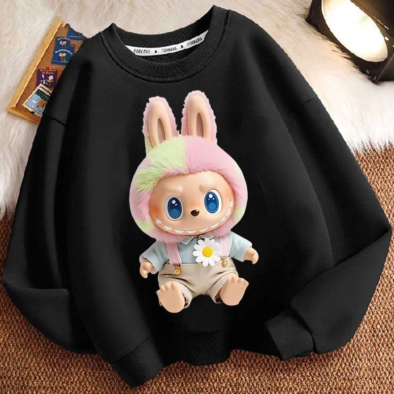 Barneklær Sweatshirts, Langermet Sweatshirts for Gutter og Jenter Om Våren og Høsten