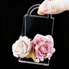 40 Pcs Transparent Wedding Hand Gift Box Wedding Luxury Acrylic Present Box Valentine's Day Gift Boxes Chocolate Flower Basket