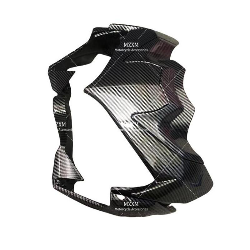 Carbon Fiber Coating Front Upper Nose Headlight Fairing Cowls Cover Set Fit For KAWASAKI Z 900 ZR900 Z900 2020 2021 2022 2023