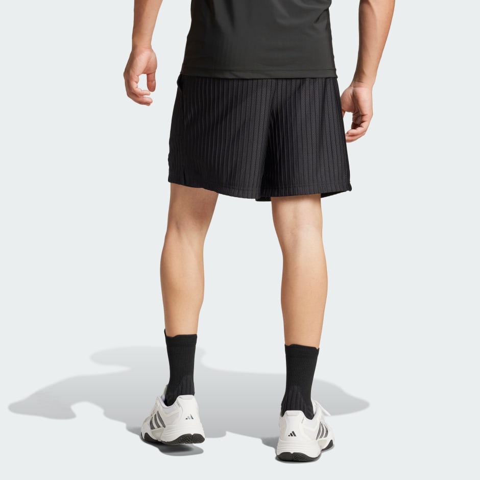 Adidas Tennis Climacool Logo Solid Comfortable Versatile Sports Shorts Men shorts Black IS6963