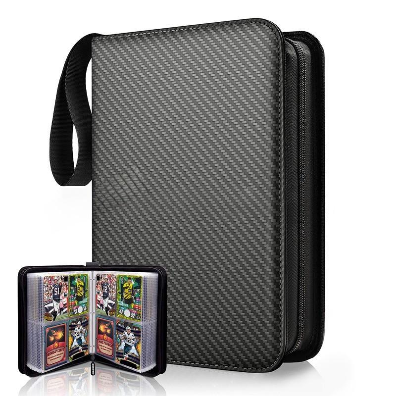 Nine Multi Color Grids Card Binder Holder Collection Book Loose Leaf Collectors