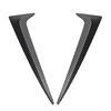 Car Carbon Fiber Vertical Rear Window Side Spoiler Wing For Toyota Sienna - Rear Window Mirror Tail Parts Kits