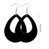 1Pair Fashion Minimalist Hook Earrings Vintage Sweet Cool Neons Oval Water Droplet Earings for Women Girls Party Jewelry