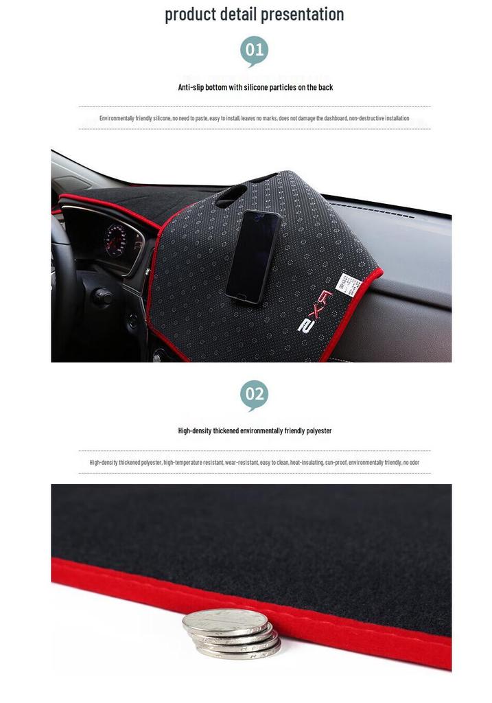 22 Model Haval Shenshou Dashboard Sunshade Anti-glare Mat for Car Interior Decoration