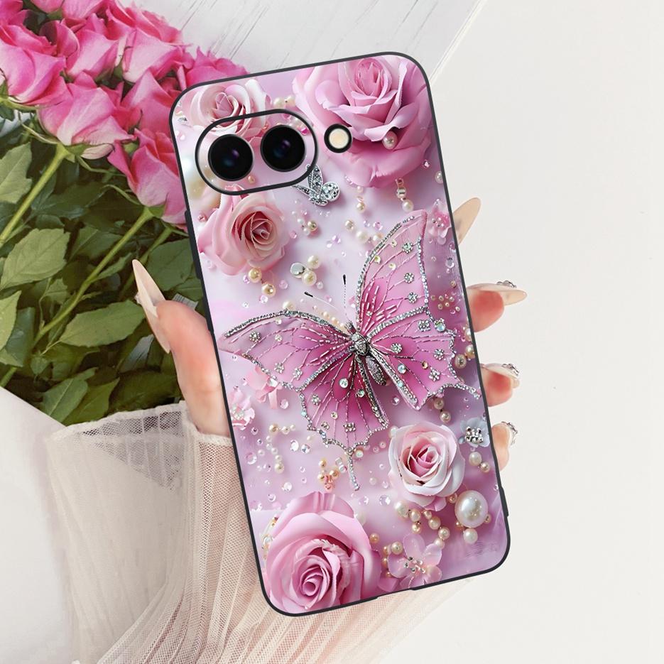 Für Google Pixel 9 Pro Hülle Niedlicher Löwe Mode Bemalte Abdeckung Weiche TPU Handyhülle Für Google Pixel 9A Pixel9 Pro Rückseite Fundas