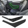 2-Doors Black Left and Right Interior Door Pull Handle Cover Panel Trim For VW Golf 6 GTI MK6 2009-2013 5K3868039A 5K3686040A
