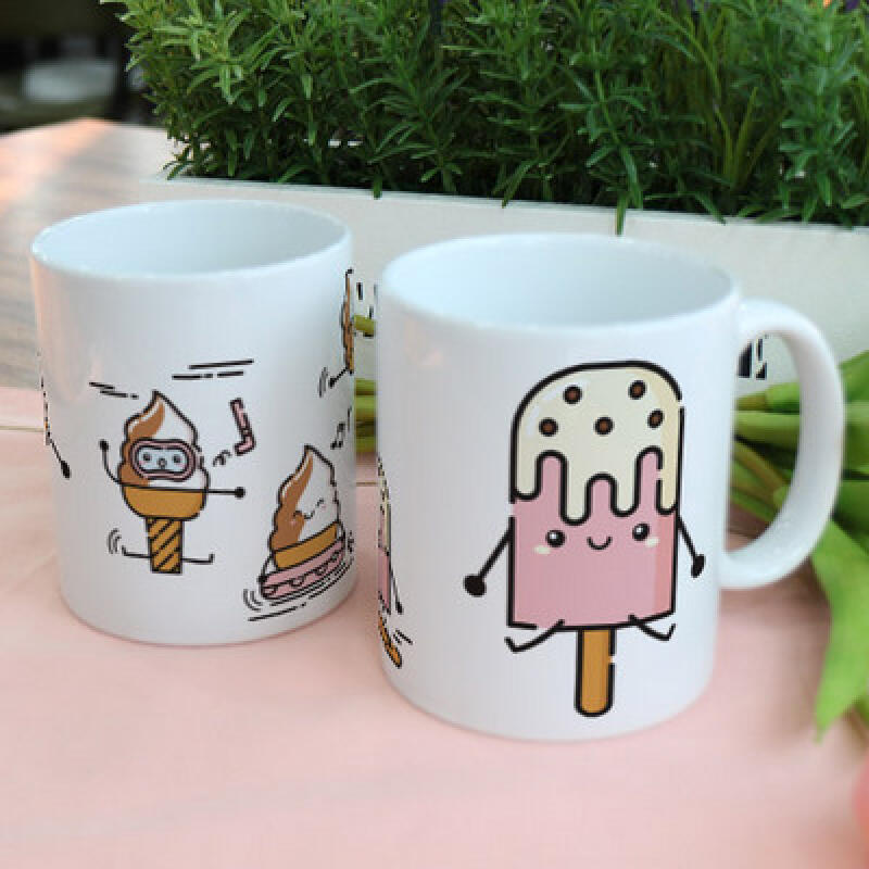 ij544-Design Mug 2p-Ice Cream Character