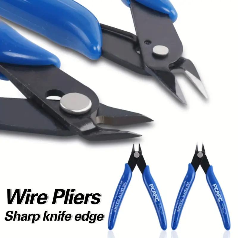 5-Inch Flush Metal Side Cutter Precision Shear Mini Nose Cutting Plier Electrical Wire Cutters Snips Pliers Tool Mini Cutters-