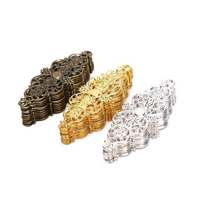20Pcs Pendants Filigree Flower Wraps Connectors Metal Mixed For Embellishments Scrapbooking Crafts Jewelry Diy Accessory 61X24Mm