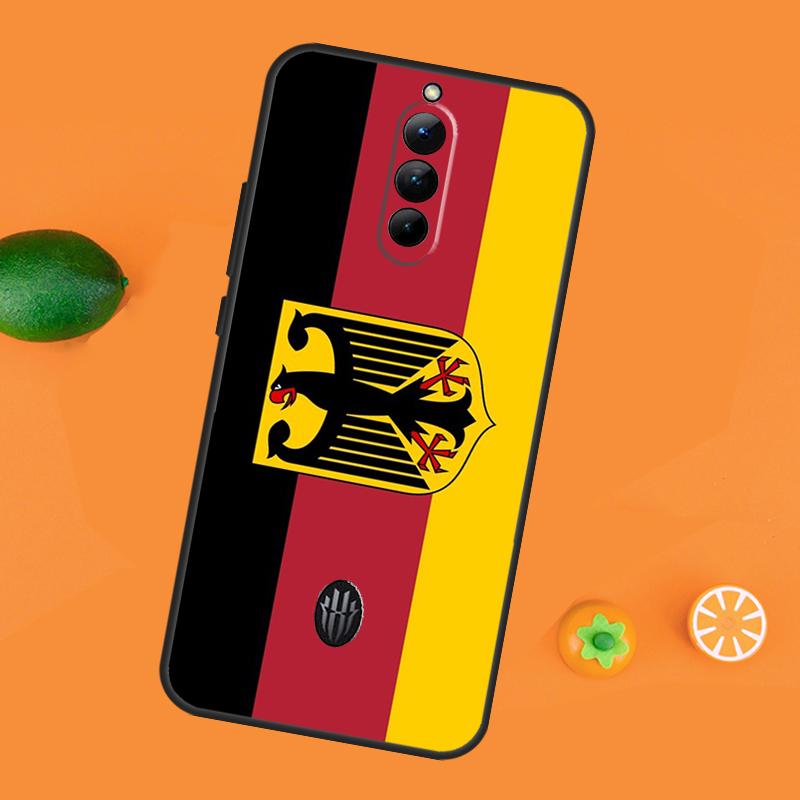 Germany Flag Emblem Case For ZTE Nubia Red Magic 8S 9S 10S 8 9 10 11 Pro Plus 6 7 6S 7S Pro RedMagic 10 Air Cover