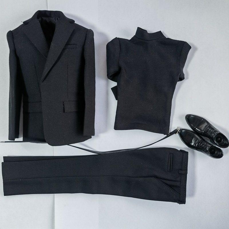 Formal Suit & Trousers with Hoodie for MAF12 1/6 Male Soldier Figure Body