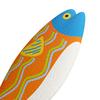 Ocean Fish Cat Toy Fabric Colorful Saury Cat Chew Toy Soft Stuffed Fish Kitten Kicker Teething Toy for Indoor Cats Boredom Relief