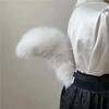 Nowy Lis Futrzany Ogon Talia Pluszowe Zwierzęta Lis Ogonek Rekwizyty Cosplay Regulowany Pasek Akcesoria Anime Sztuczny Futrzany Ogon Kostium