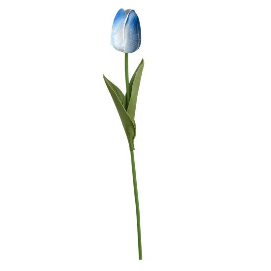 Artificial Tulip Realistic Fake Flower Branch Home Office Wedding Party Table Centerpiece Indoor Outdoor Faux Bloom Decoration