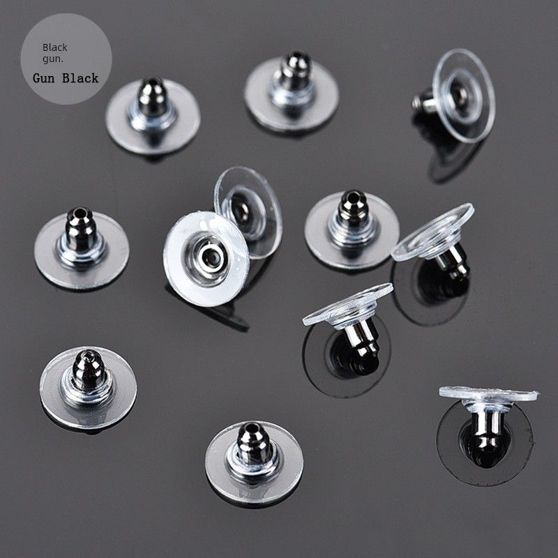 

DIY K Gold Back Plate Is Very Tight Ear Studs Female Bullet A black gun 10