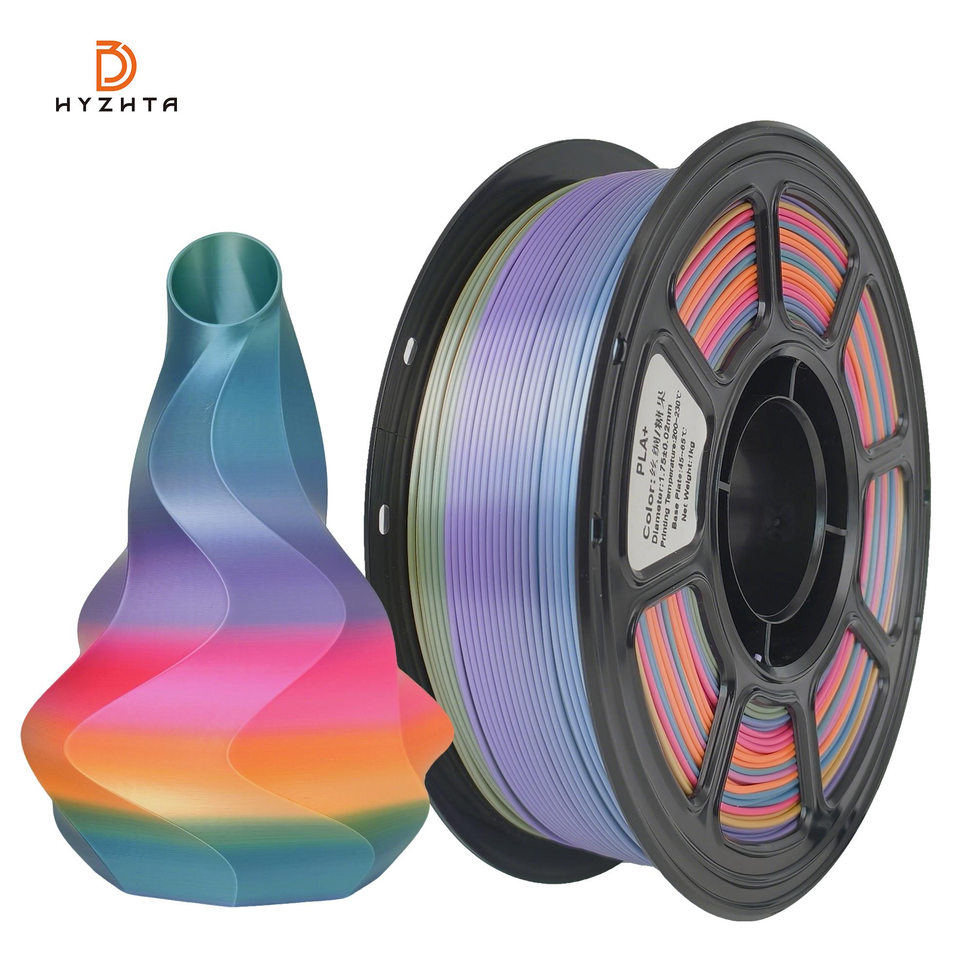 3D Printing High-quality 3D Filament Maker PLA  Silk PETG 1.75mm PLA Filament 3D Printer Pen Printing HYZHTA 330m Length Direct 3D Printing Filaments&PLA+ SILK