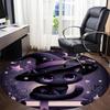 1pc Witchcraft Midnight Office Round Area Rug, Under Office Chairs Bedroom Living Room Home Decor, Room Deco, Available in Various Sizes