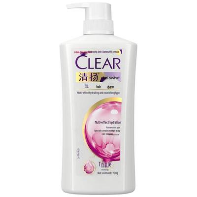 Klares Anti-Schuppen Shampoo für die Kopfhautpflege bei Frauen