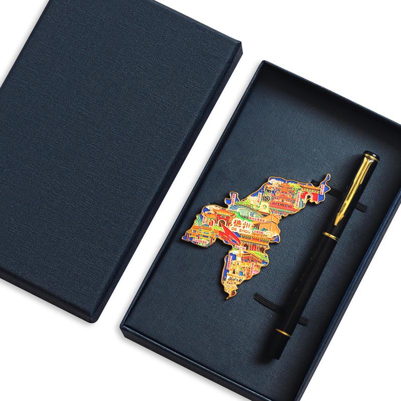 Binzhou Gelber Fluss Turm Magnet, Haifeng Pagode & Zhonghai Park. Kulturtourismus-Geschenk.