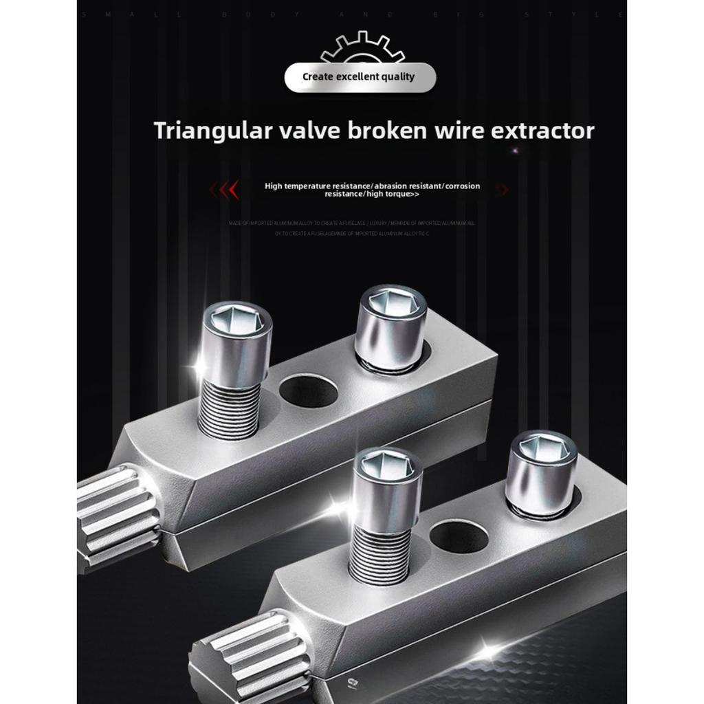 Universal Screw and Bolt Extractor Kit -1/2 "and 3/4" Thread Repair Tool with Spring-loaded Handle, Used for Home and Industrial Pipeline Maintenance