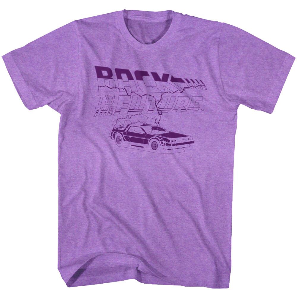 Back To The Future Movie DeLorean 88 MPH Doc Emmett Brown Men T Shirt M