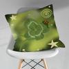 Glücksklee Kissenbezug für Wohnzimmer Sofa Kissenbezug Heimdeko Schlafzimmer Zimmer Bett Kissenbezug