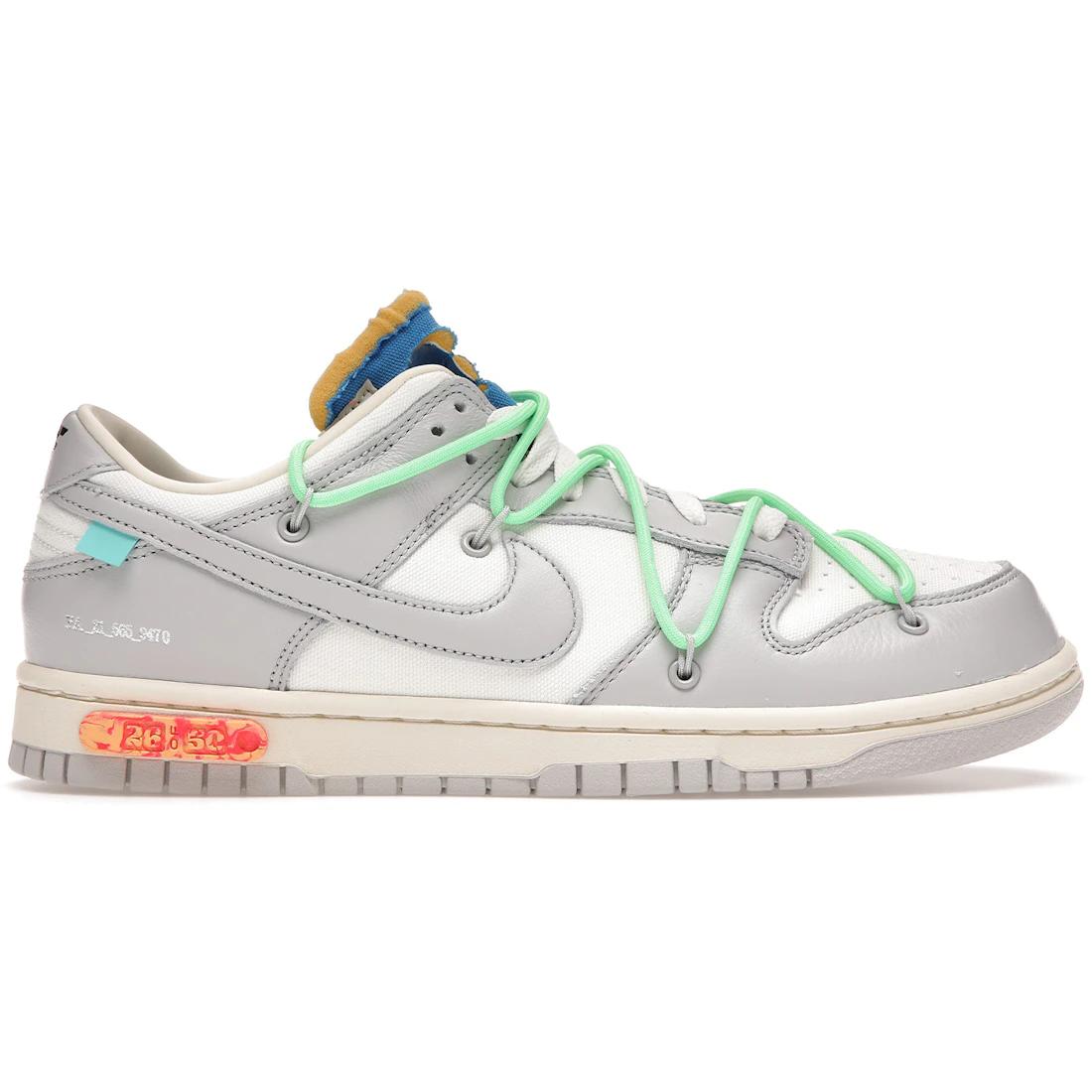 

Кроссовки Nike Dunk Low Off-White Lot 26(DM1602-116) 37.5