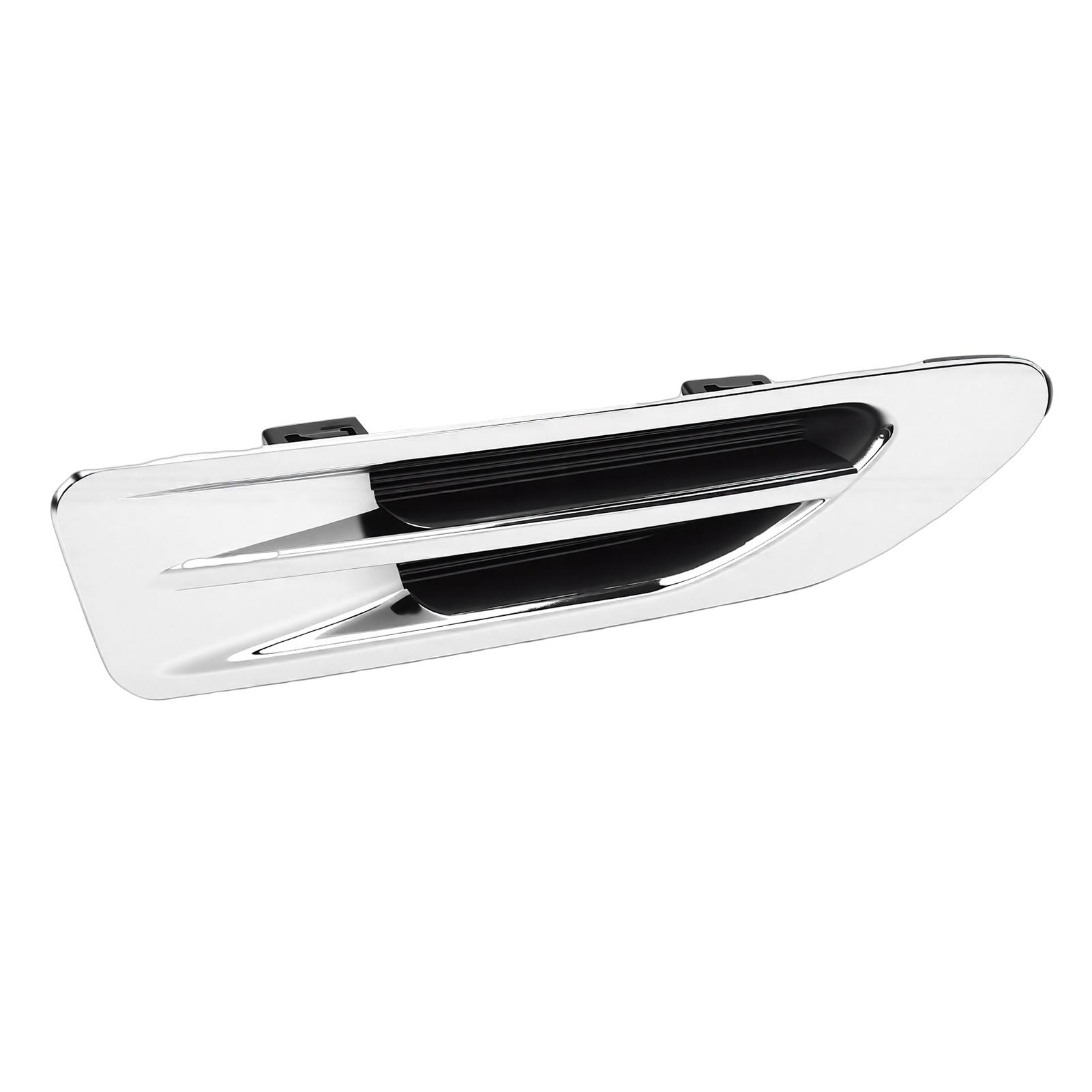 Front Mudguard Side Vent Chrome Replacement for OPTIMA 2016 2018 Air Flow Side Vent Grille Decoration Cover Trim