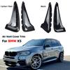 Car Fender Side Air Vent Trim Cover Shark Side Grille Decoration Styling Sticker For BMW X5 F15 M Sport 2014 2015 2016 2017 2018