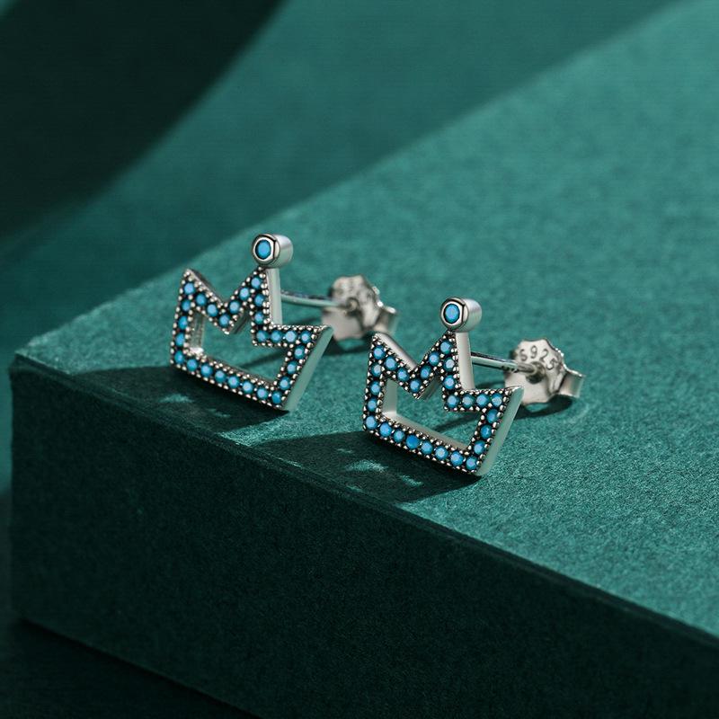 Tancise 925 Sterling Silber Türkis Ohrringe Tropfen Ohrringe für Frauen Hochzeit Party Geschenke