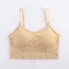 646 Seamless Strapless Camisole Bra - No Underwire, Beautiful Back Design, Anti-Exposure, with Wrap Chest Base Layer.